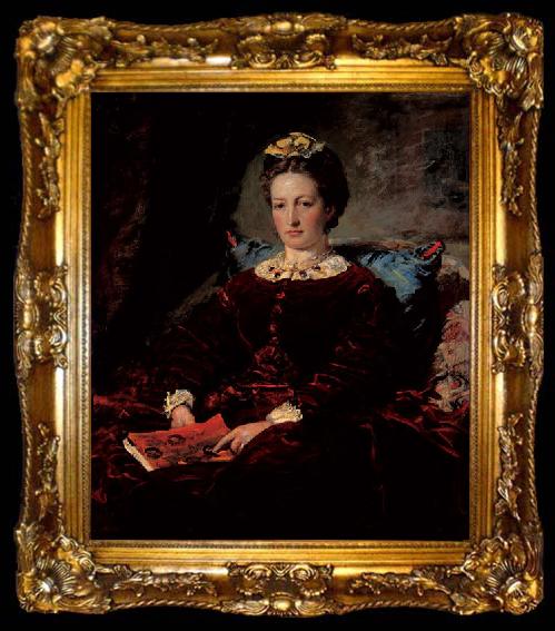 framed  Sir John Everett Millais Effie Gray, ta009-2